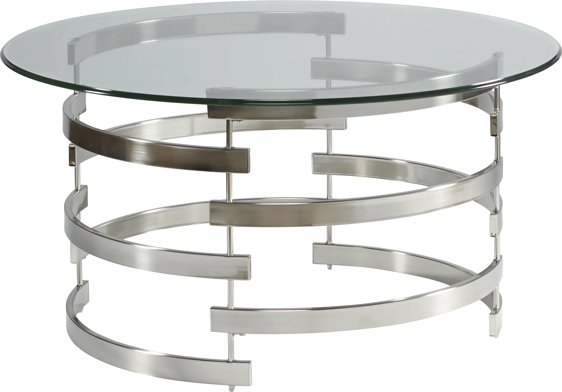 Cassano Light Gray Leather 8 Pc Sectional Living Room - Image 5