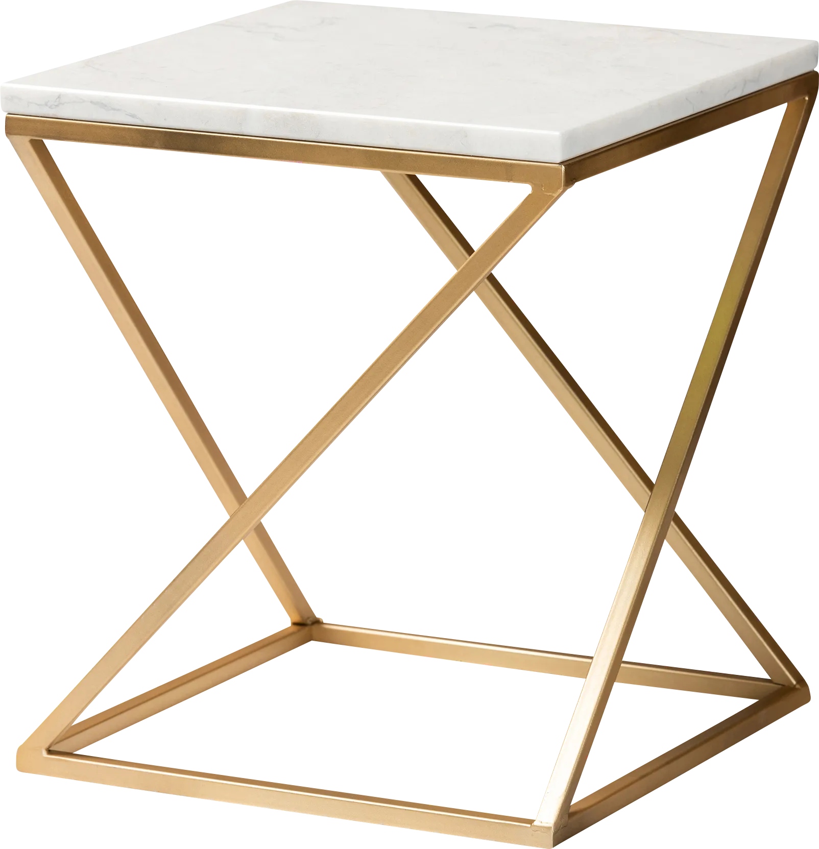 Sizemore White End Table - Thumbnail - Image 1