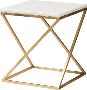 Sizemore White End Table