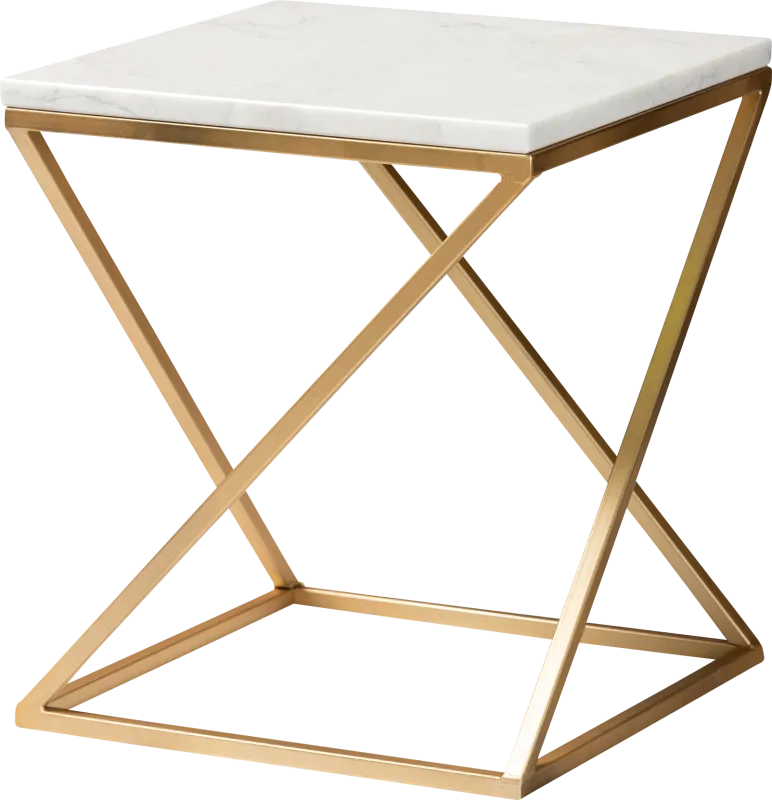 Sizemore White End Table