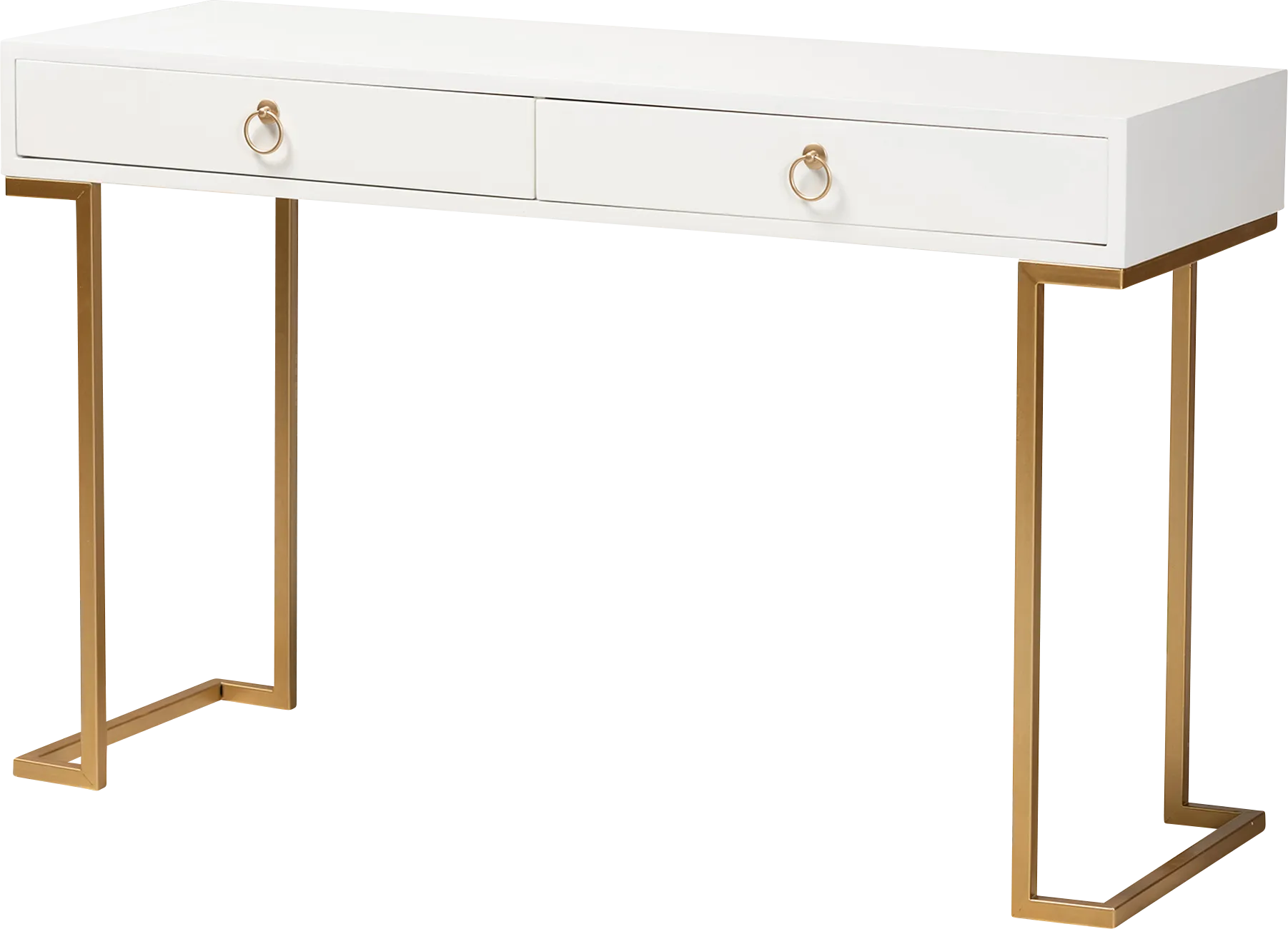 Jenniches White Sofa Table - Image 1