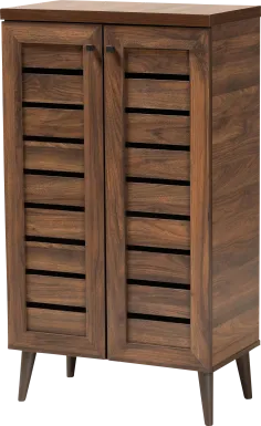 Lefelle Brown Shoe Storage Cabinet