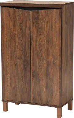 Lilligard Brown Shoe Storage Cabinet