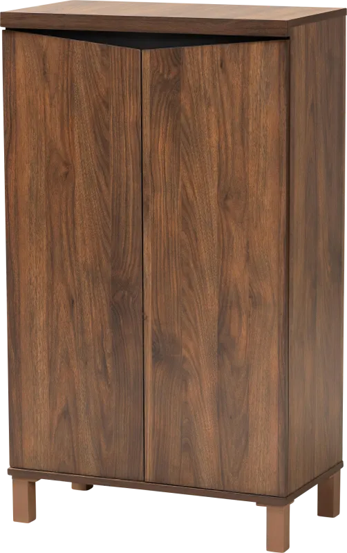 Lilligard Brown Shoe Storage Cabinet
