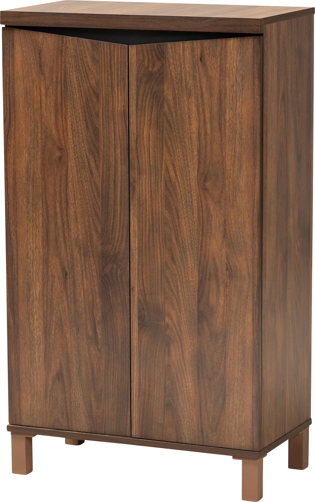 Lilligard Brown Shoe Storage Cabinet - Image 1
