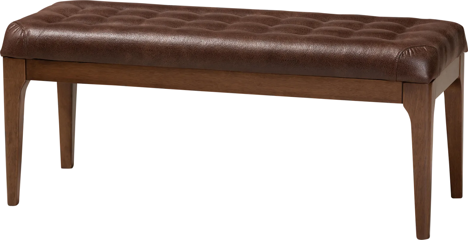 Rofini Brown Dining Bench