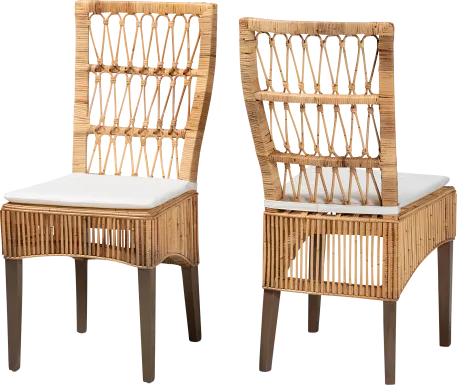 Sullnera Brown Side Chair, Set of 2