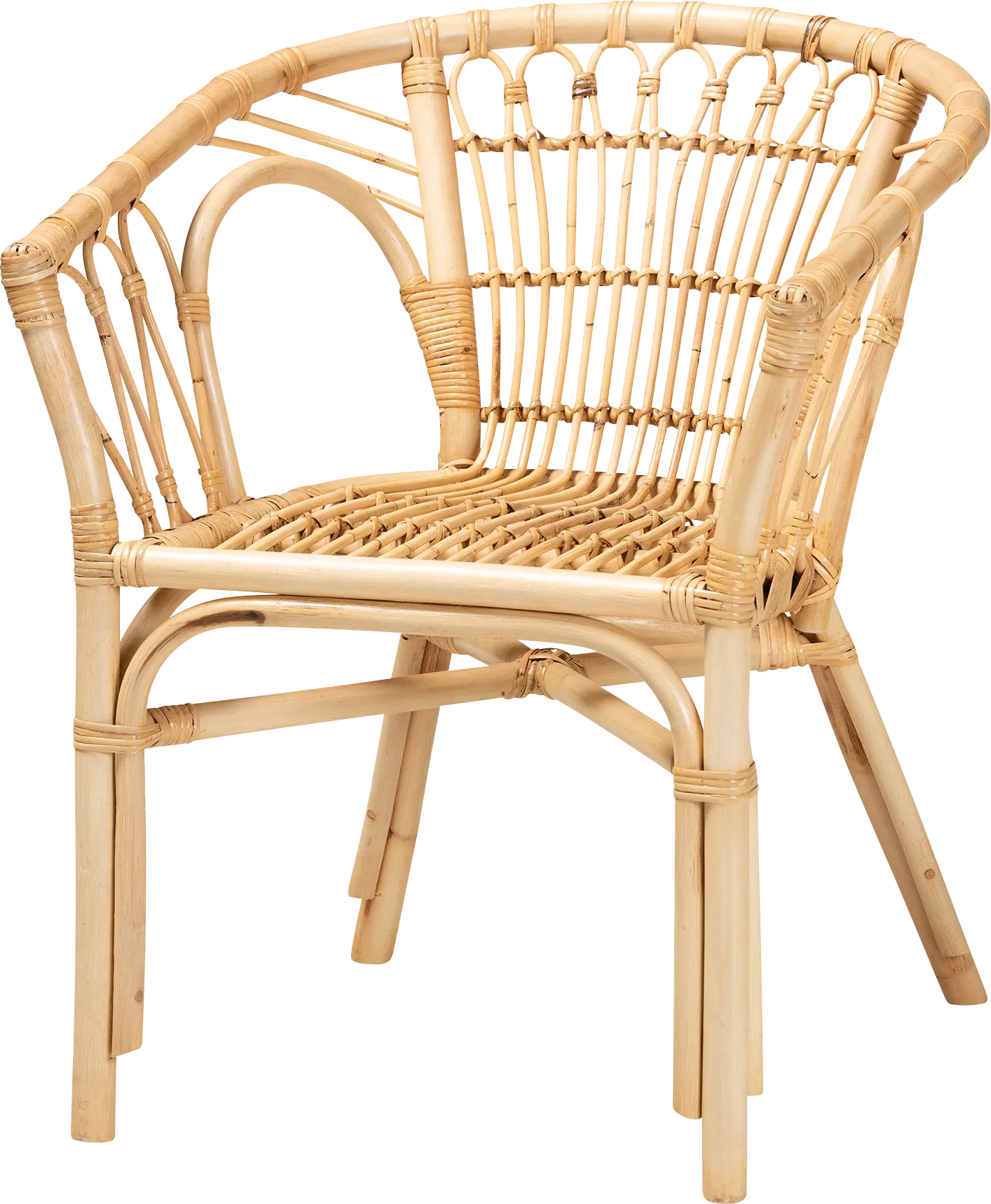 Elinaor Brown Arm Chair - Image 1
