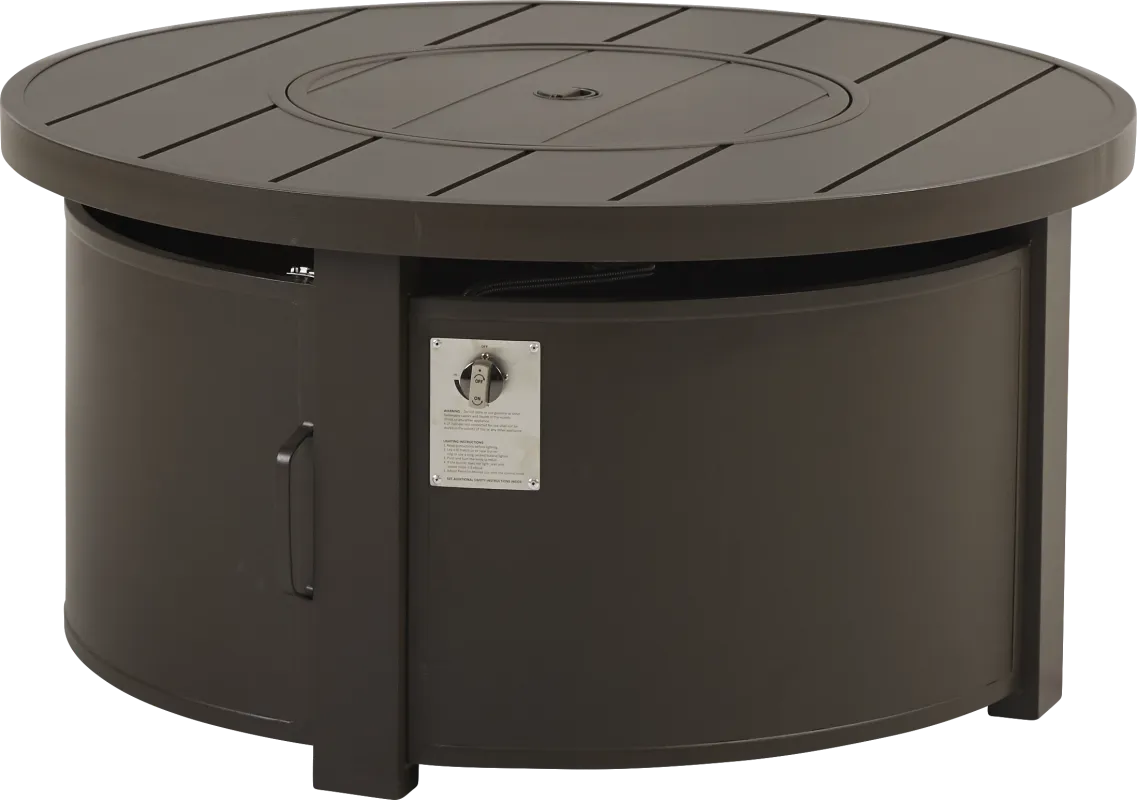 Lake Breeze Aged Bronze 44 in. Round Outdoor Fire Pit