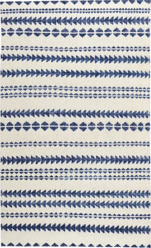 Viking Stripe Blue 8' x 10' Rug