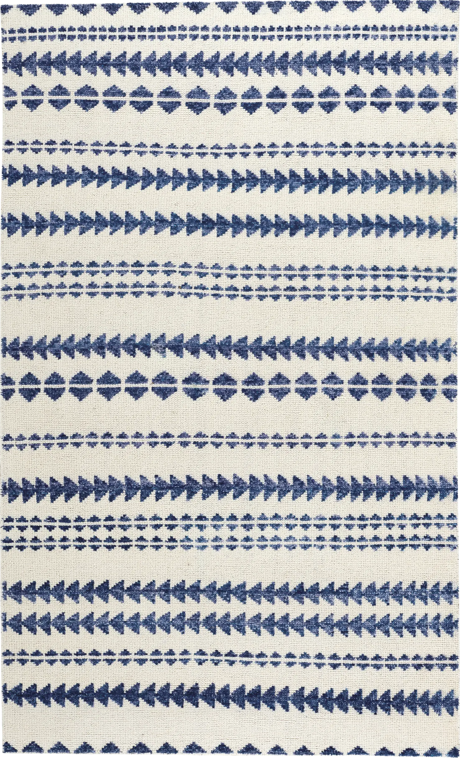 Viking Stripe Blue 8' x 10' Rug