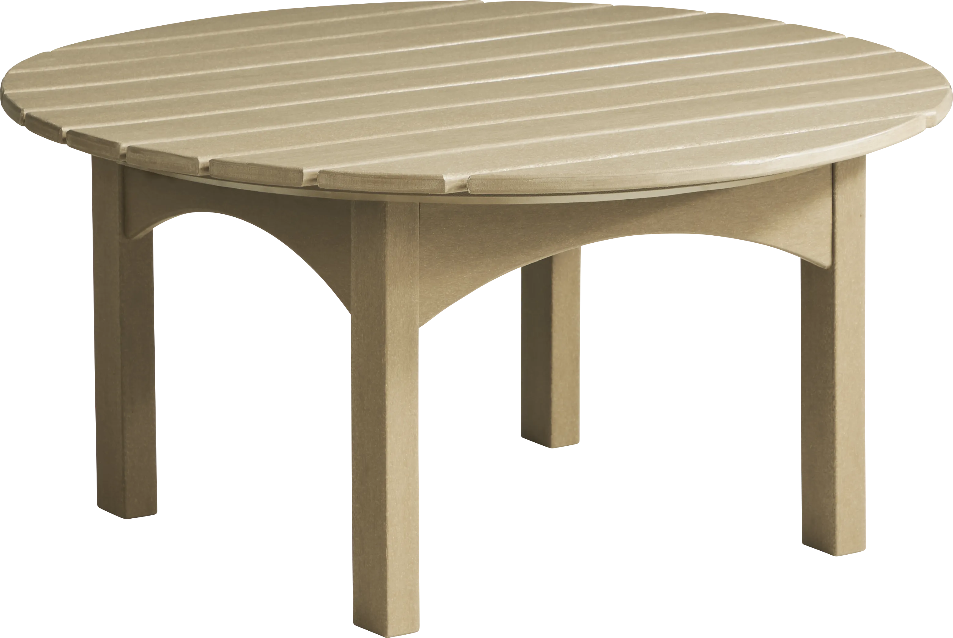 Addy Brown Round Outdoor Cocktail Table - Thumbnail - Image 1