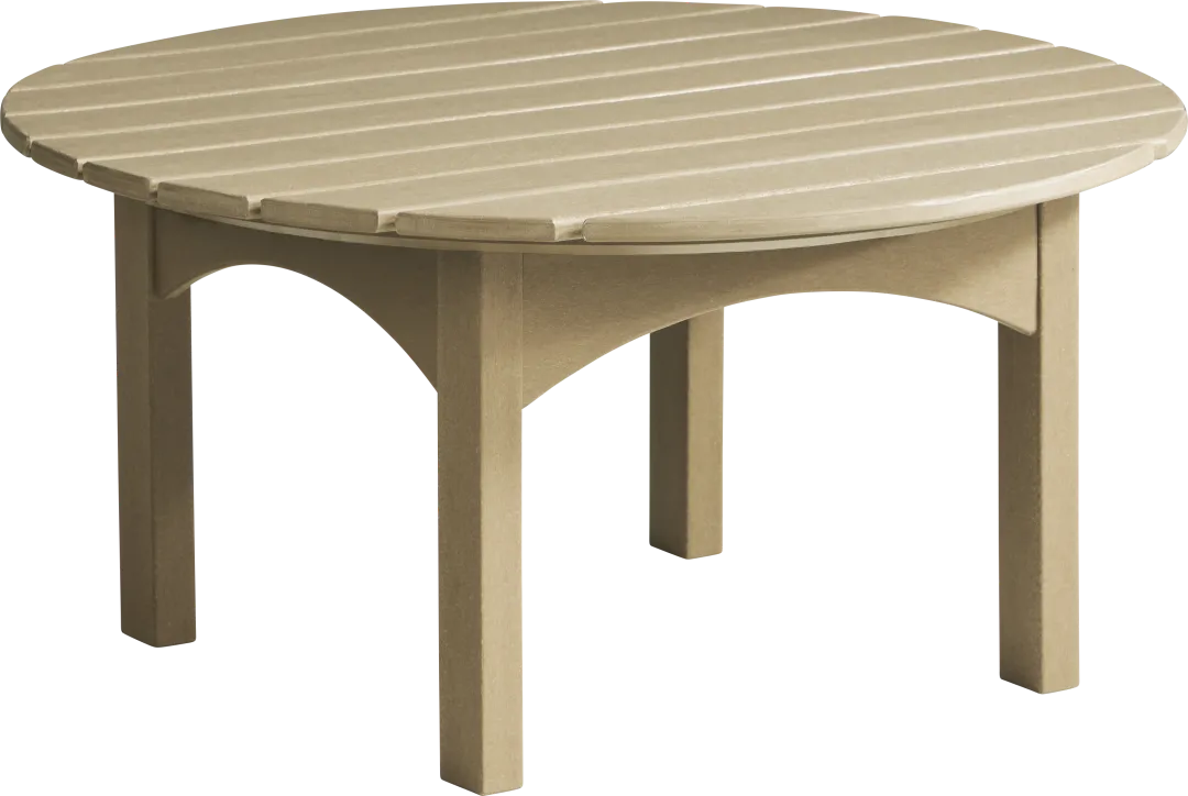 Addy Brown Round Outdoor Cocktail Table