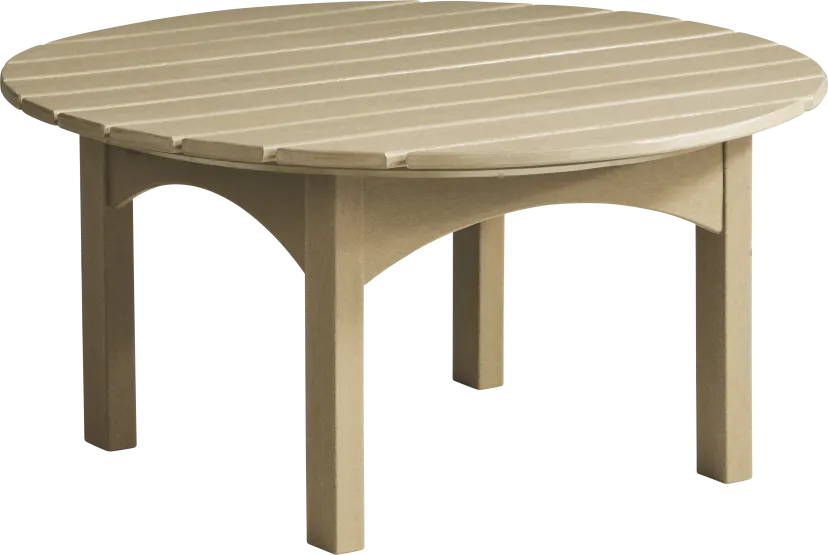 Addy Brown Round Outdoor Cocktail Table