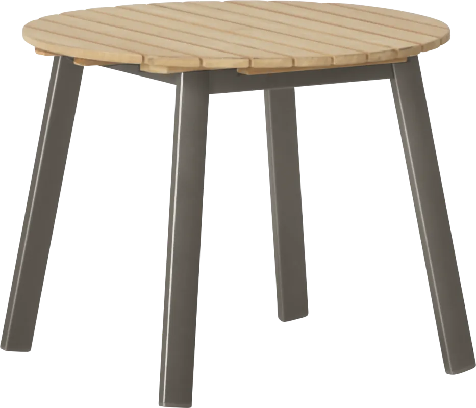 Ocean Tide Gray Outdoor End Table