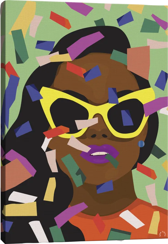 Kids Issa Celebration I Green Artwork