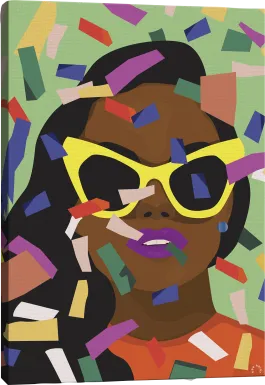 Kids Issa Celebration II Green Artwork