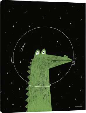 Kids Astro Gator III Black Artwork