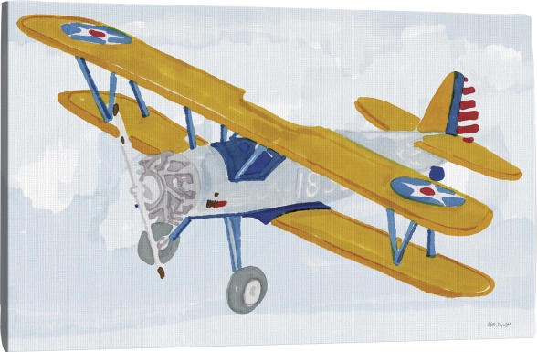 Kids Aviator Fun II Light Blue Artwork