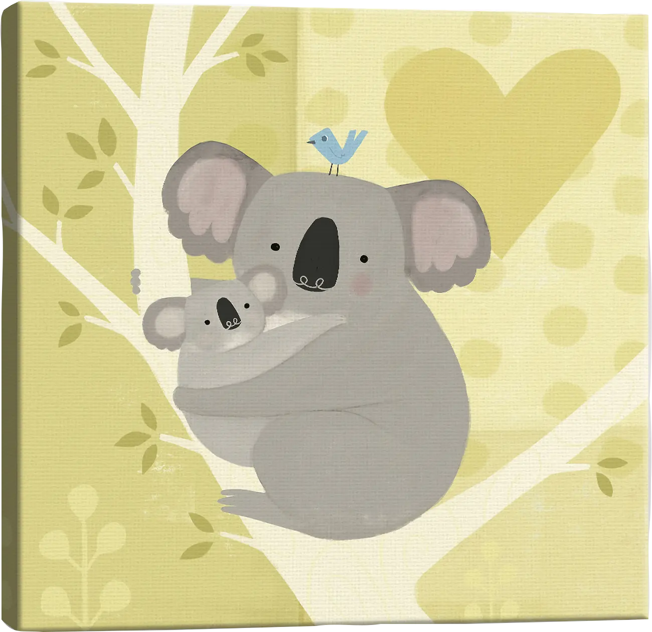 Kids Koala Mama III Green Artwork