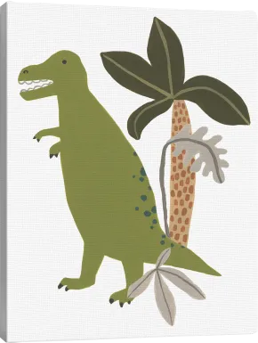 Kids Hungry T-Rex III White Artwork