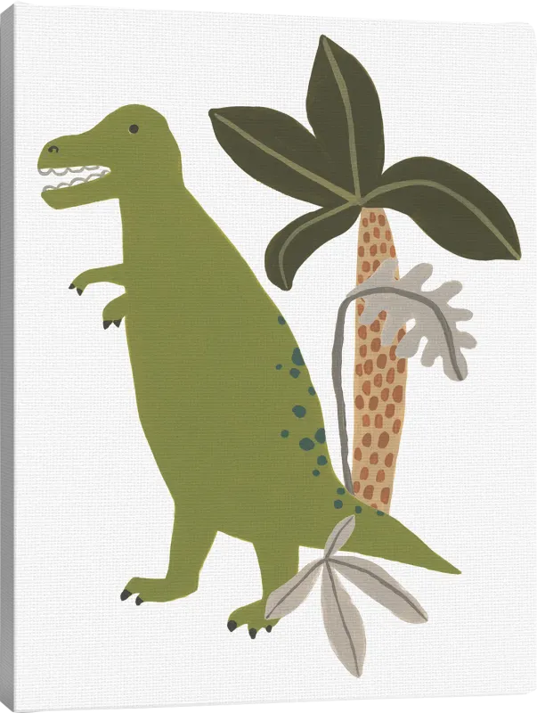 Kids Hungry T-Rex III White Artwork