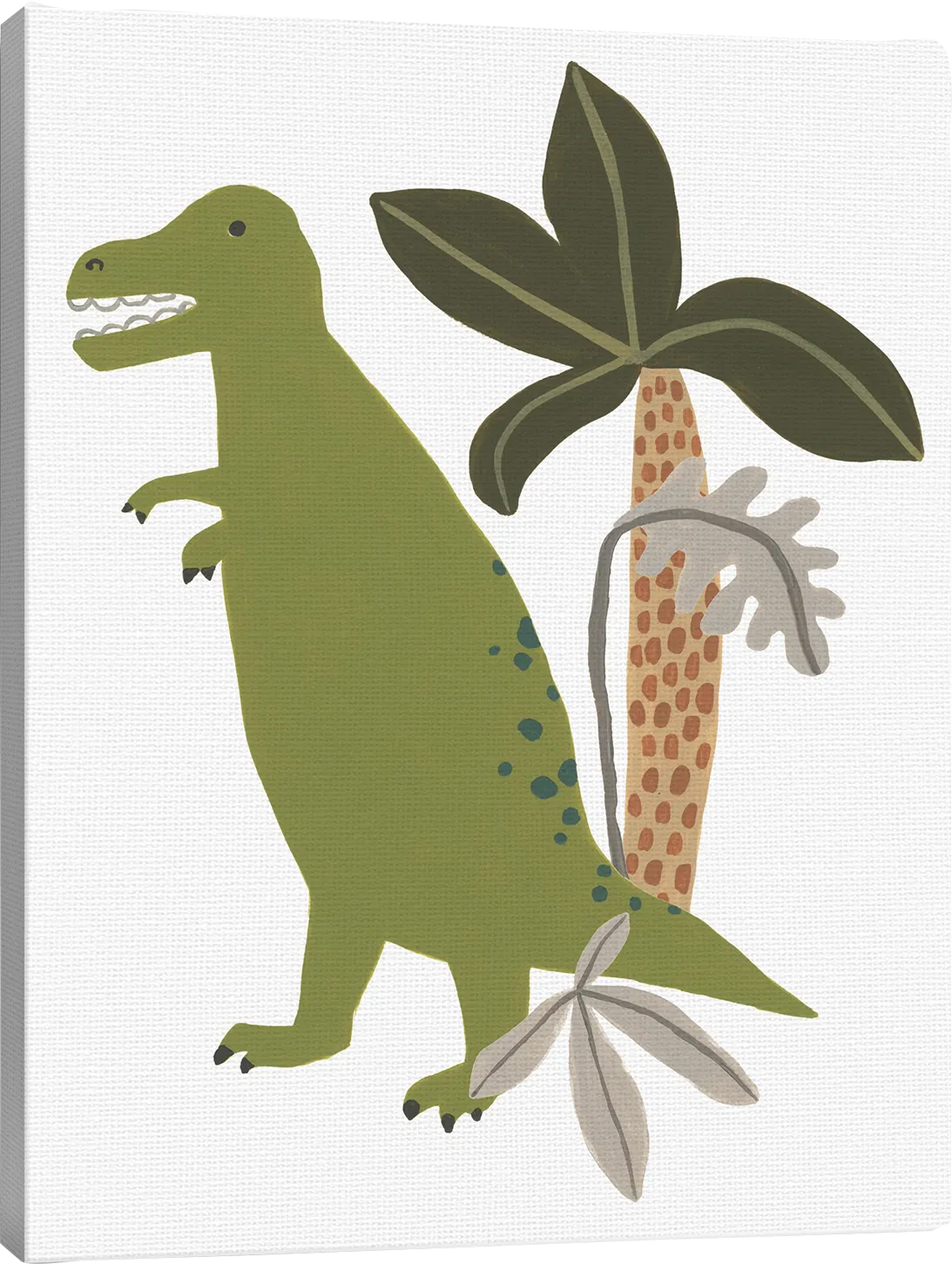 Kids Hungry T-Rex I White Artwork - Image 1