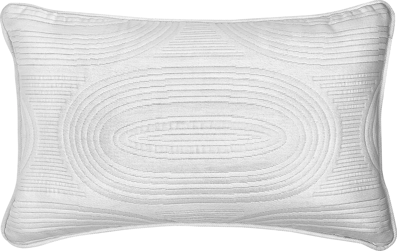 Olaso White Indoor/Outdoor Accent Pillow