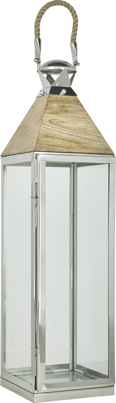 Bodnam Bay Silver Large Indoor/Outdoor Lantern