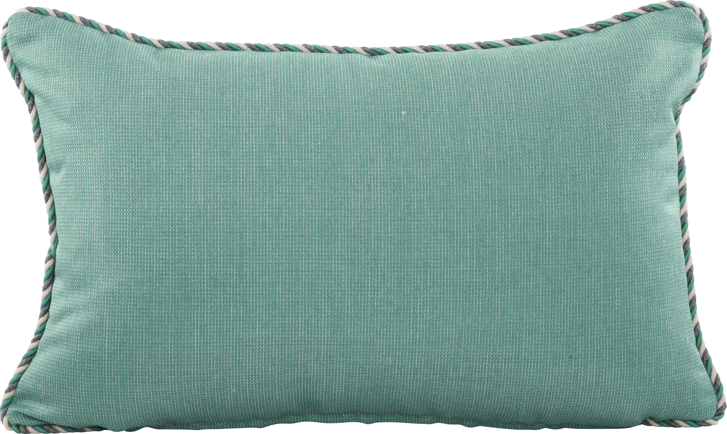 Turquoise Solid Indoor/Outdoor Accent Pillow - Thumbnail - Image 1
