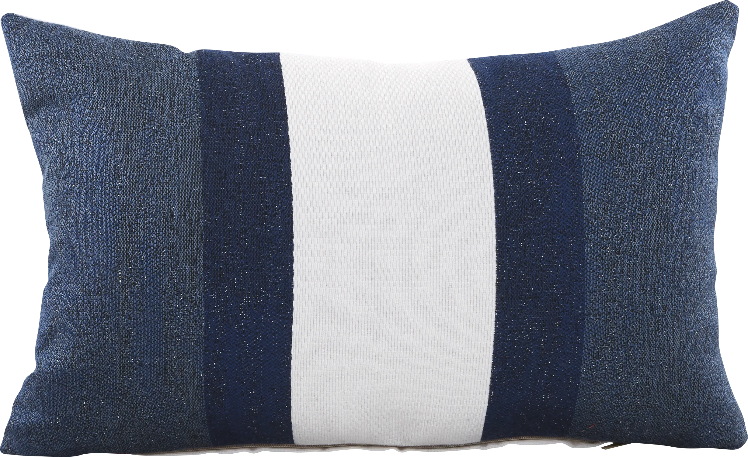 Madura Navy Indoor/Outdoor Accent Pillow - Thumbnail - Image 1