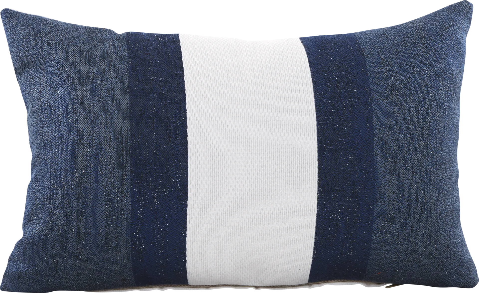 Madura Navy Indoor/Outdoor Accent Pillow - Image 1