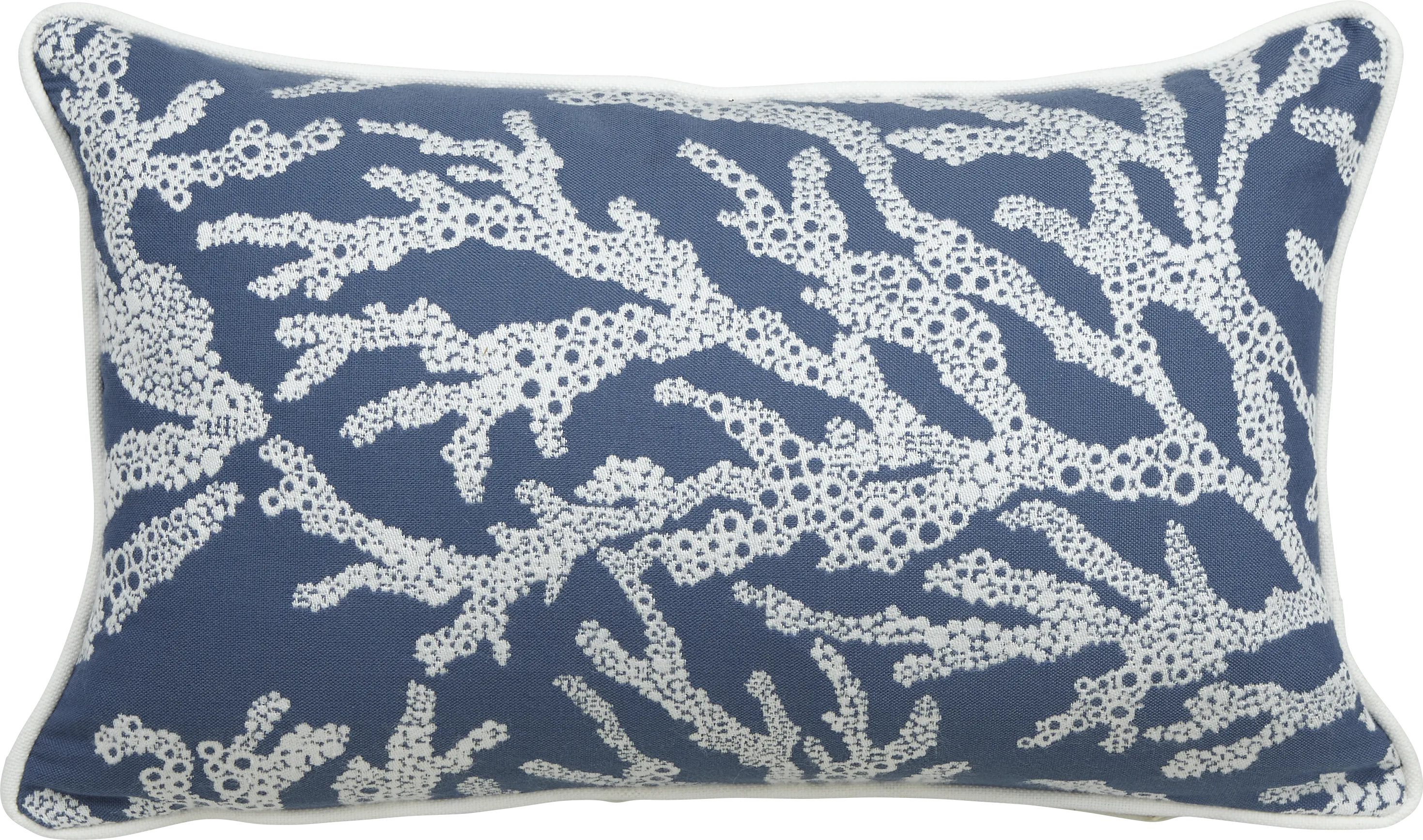 Coral Capri Blue Indoor/Outdoor Accent Pillow - Thumbnail - Image 1