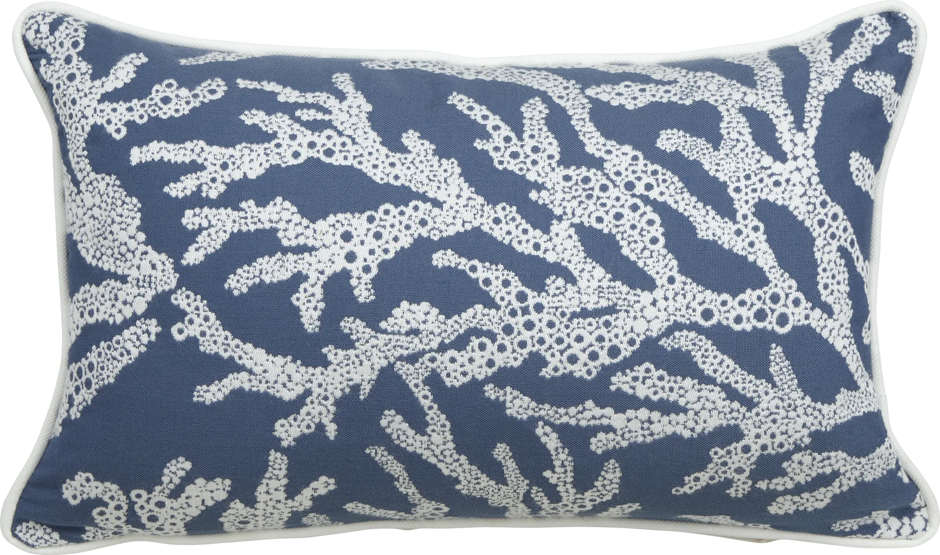Coral Capri Blue Indoor/Outdoor Accent Pillow - Image 1