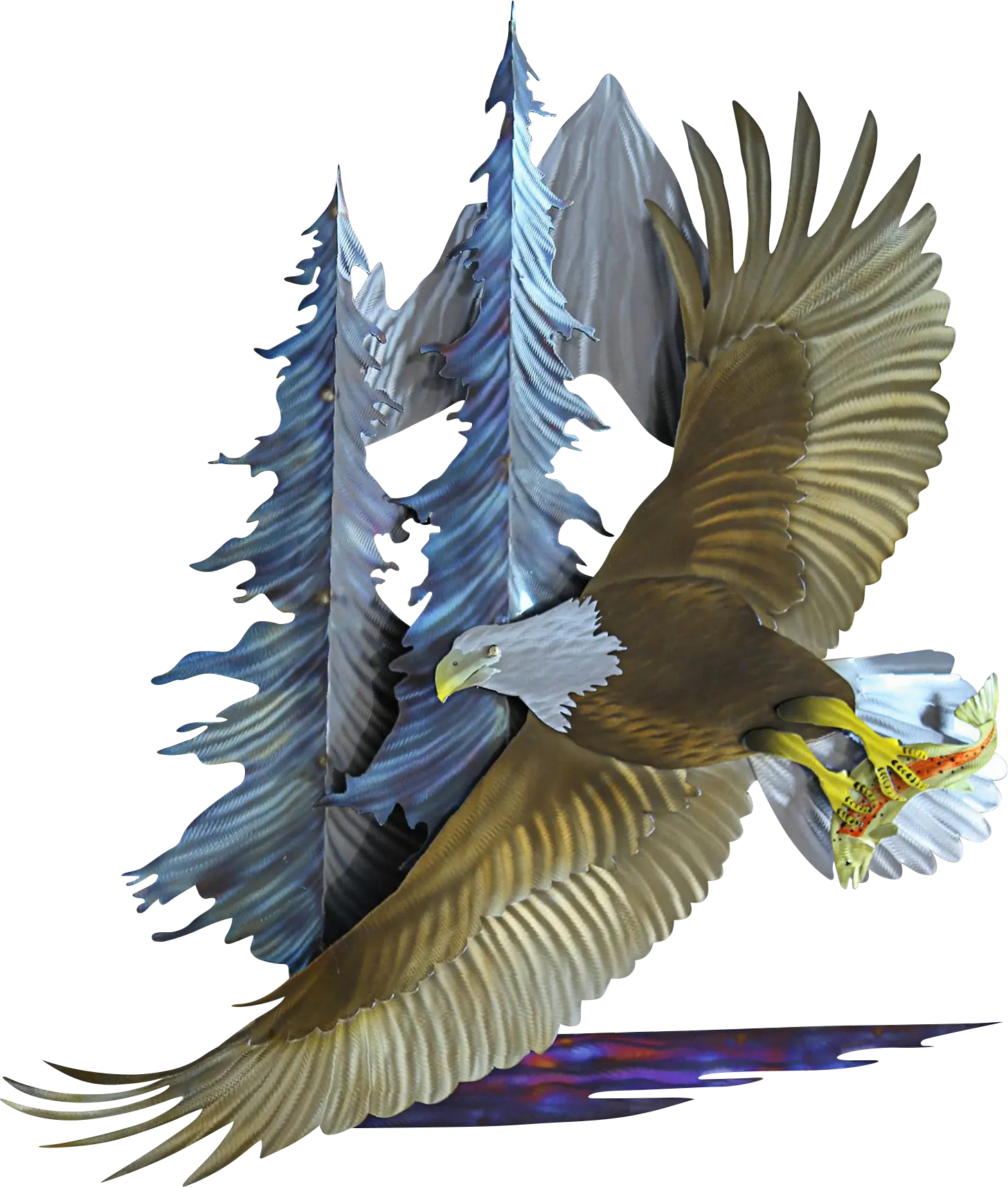 Freedom Eagle Outdoor Wall Art