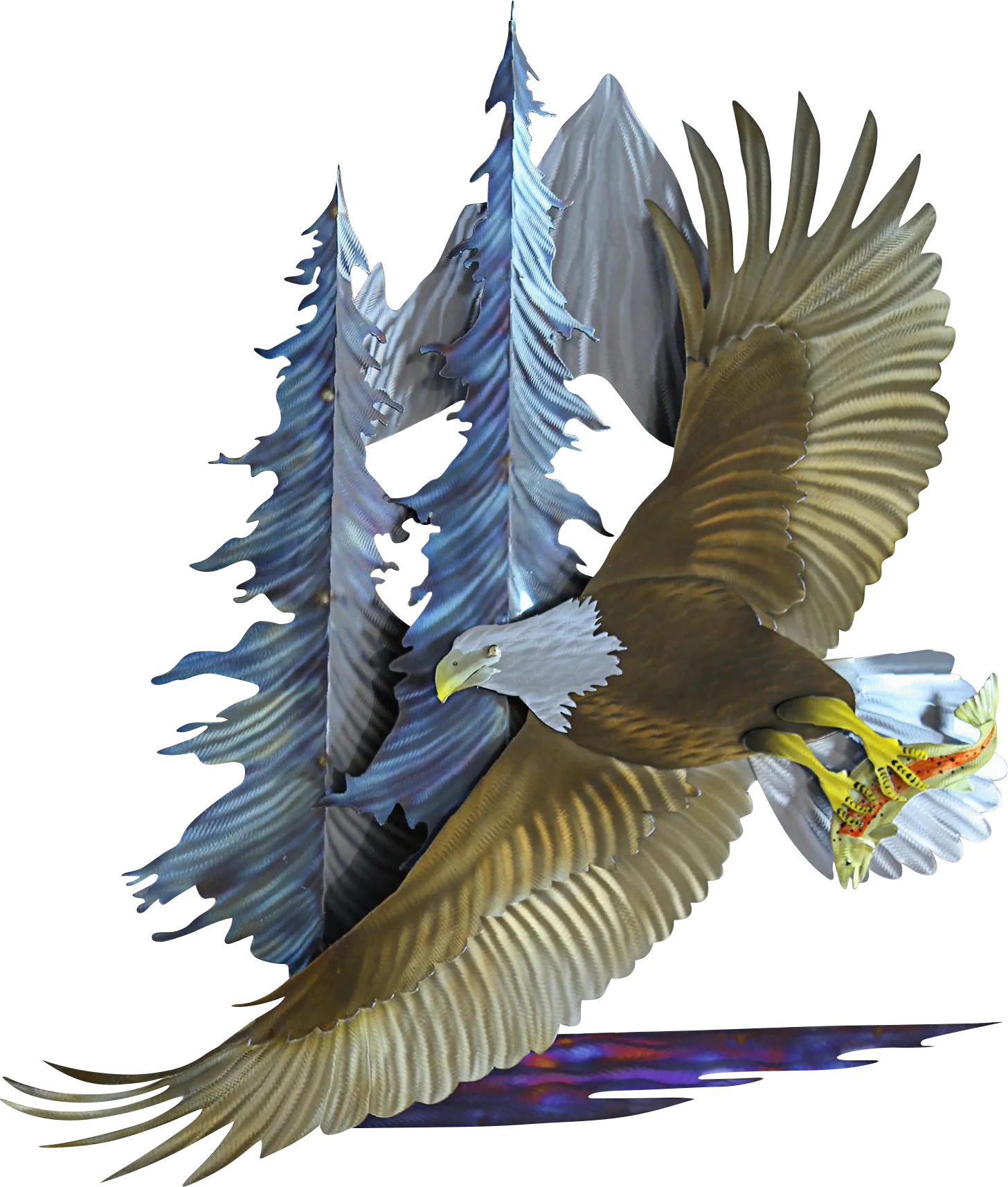 Freedom Eagle Outdoor Wall Art - Image 1