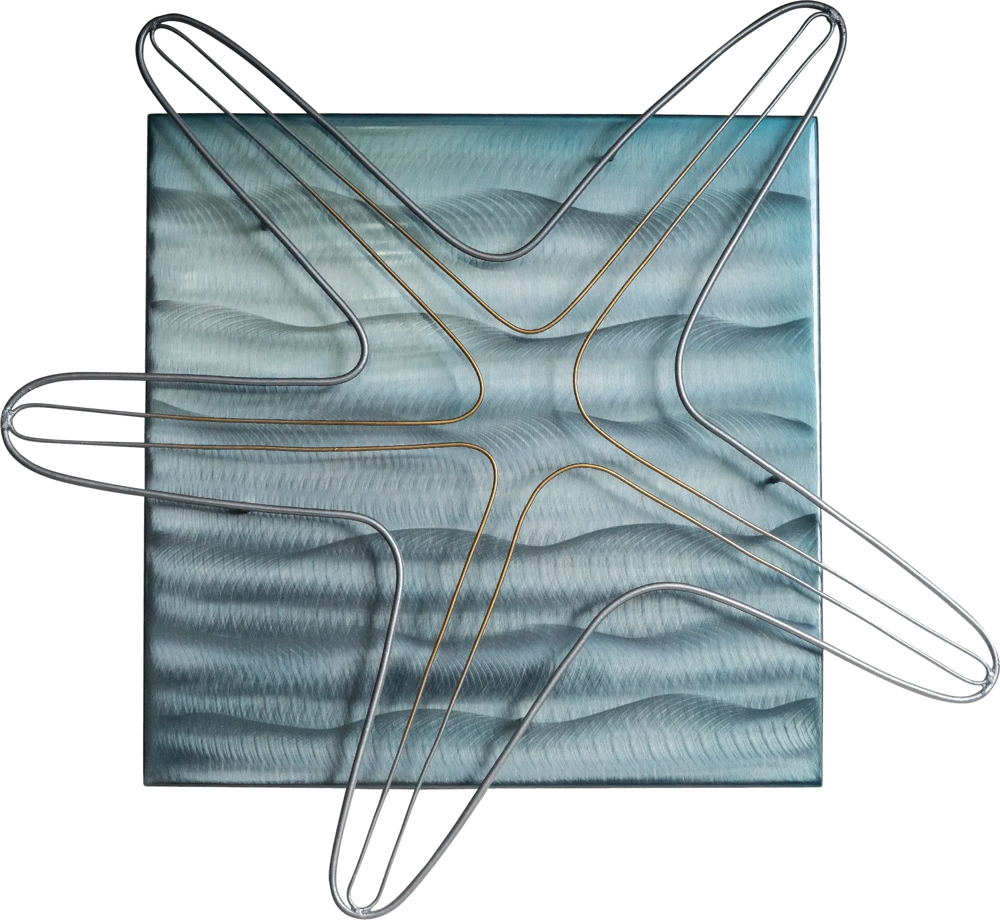 Starfish Blue Outdoor Wall Art - Thumbnail - Image 1