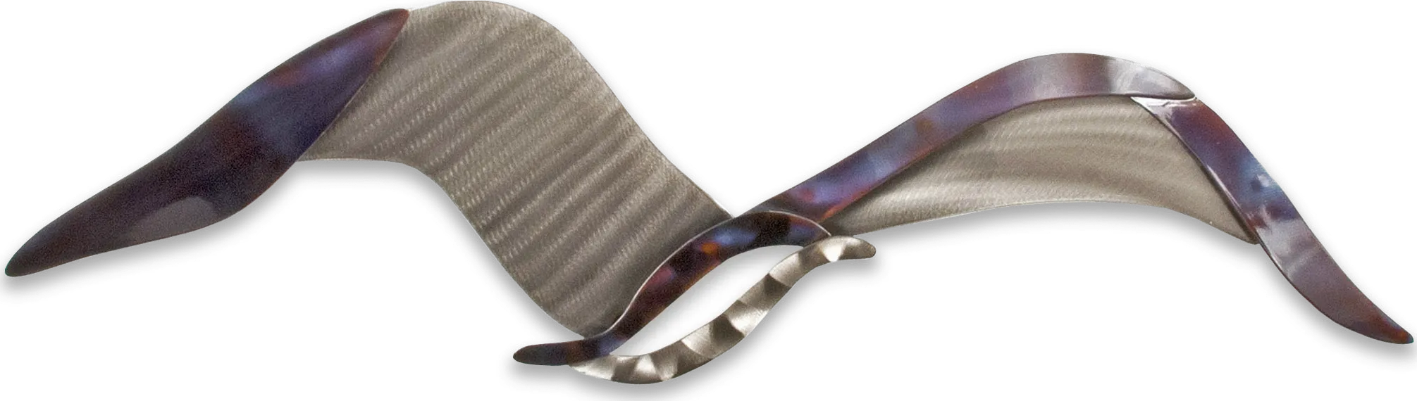 Abstract Seagull II Blue Outdoor Wall Art