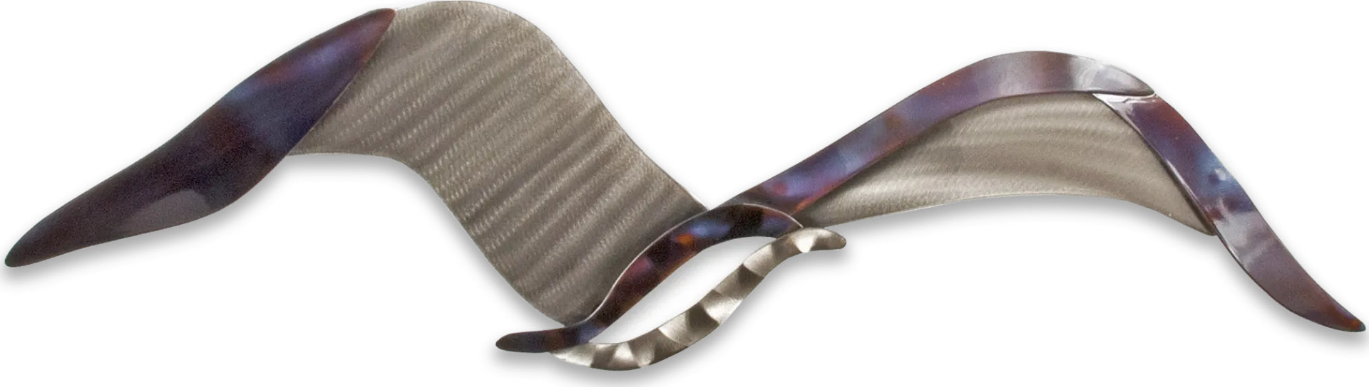 Abstract Seagull II Blue Outdoor Wall Art - Image 1