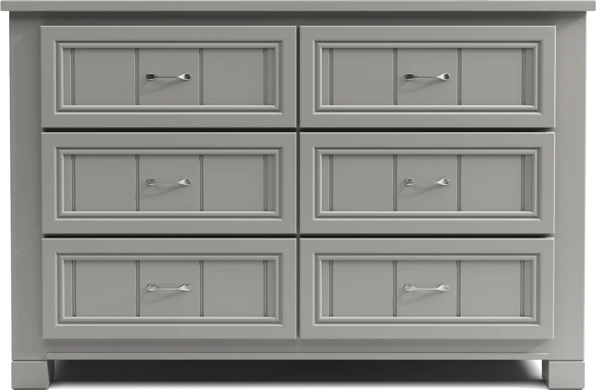 Kids Cottage Colors Gray Dresser
