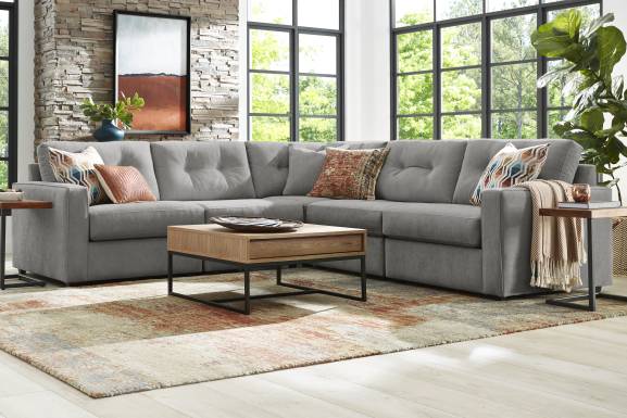 Gray 5 Pc Power Reclining ModularOne