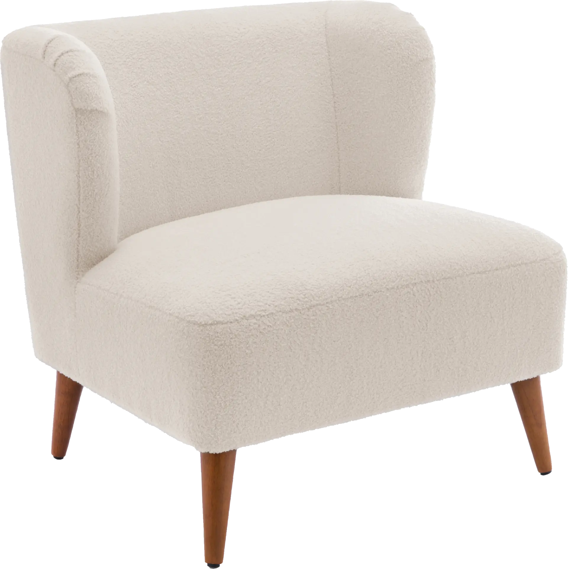 Maier White Accent Chair