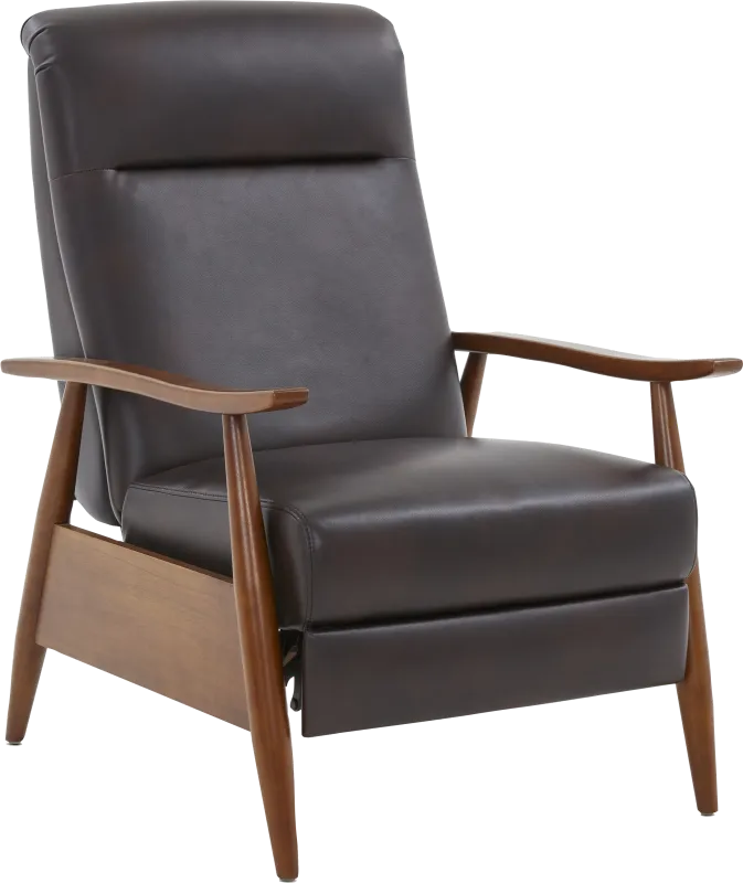 Benbro II Brown Push Back Recliner