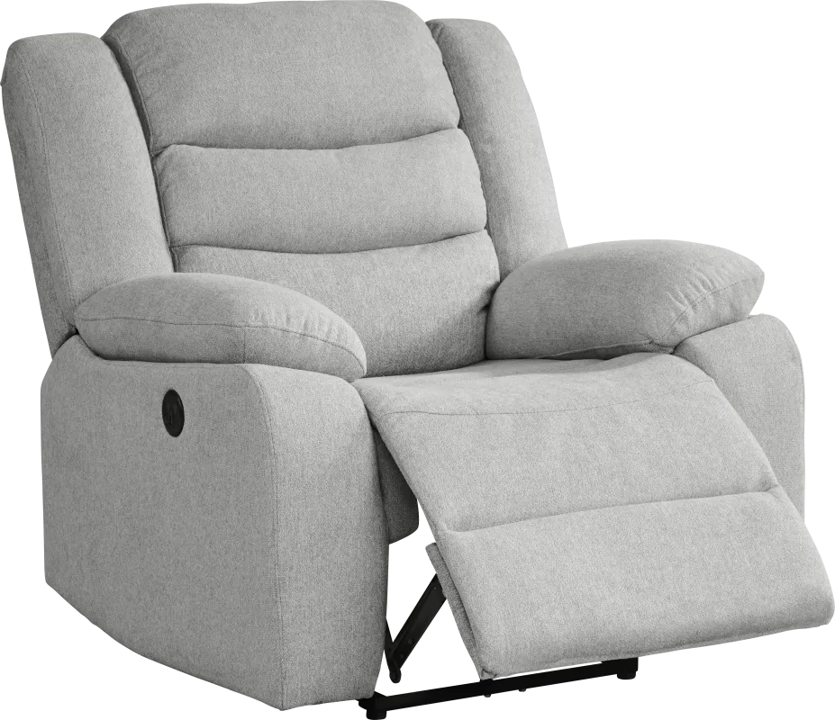 Swansea Gray Power Recliner