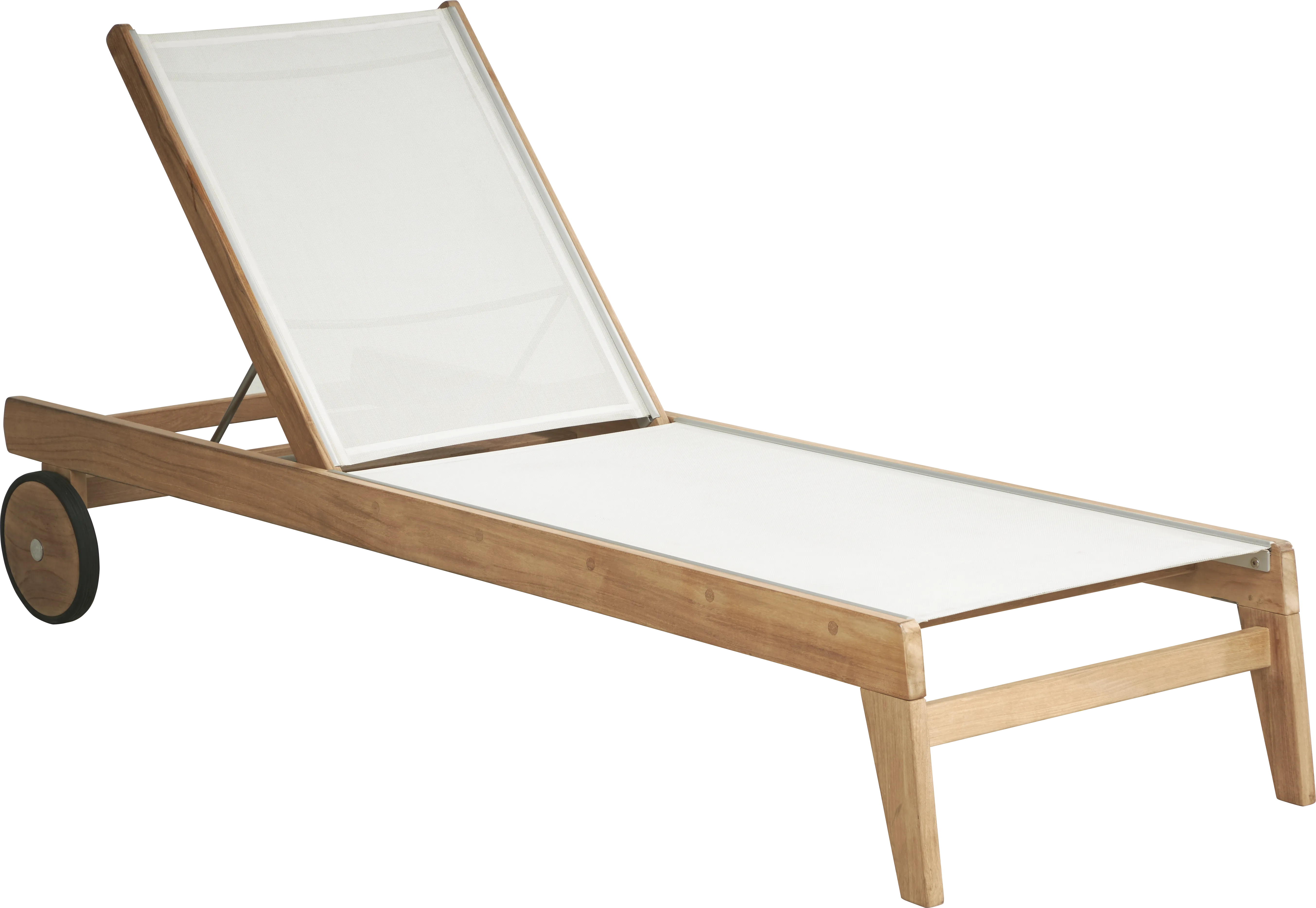 Pleasant Bay Teak Outdoor Chaise - Thumbnail - Image 1