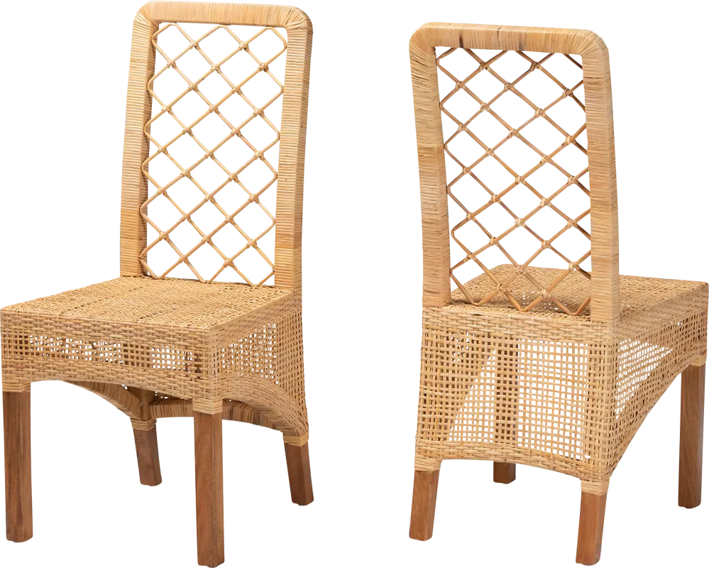 Aliono Brown Side Chair, Set of 2
