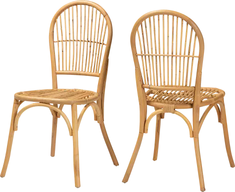 Werling Brown Side Chair, Set of 2