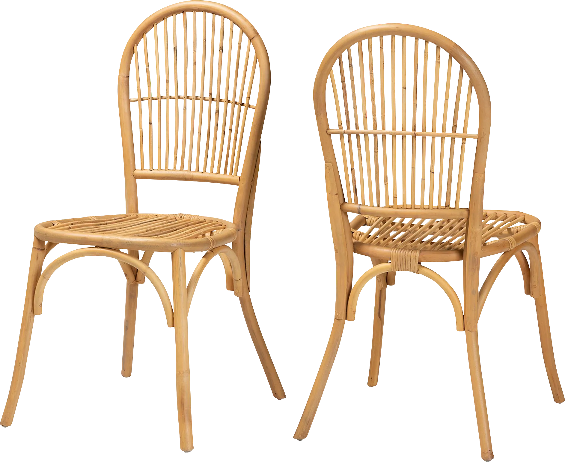 Werling Brown Side Chair, Set of 2 - Image 1