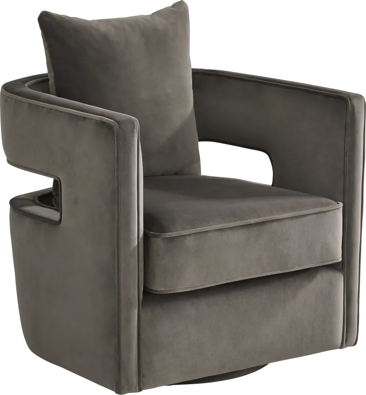 Rockaway Point Gray Accent Chair