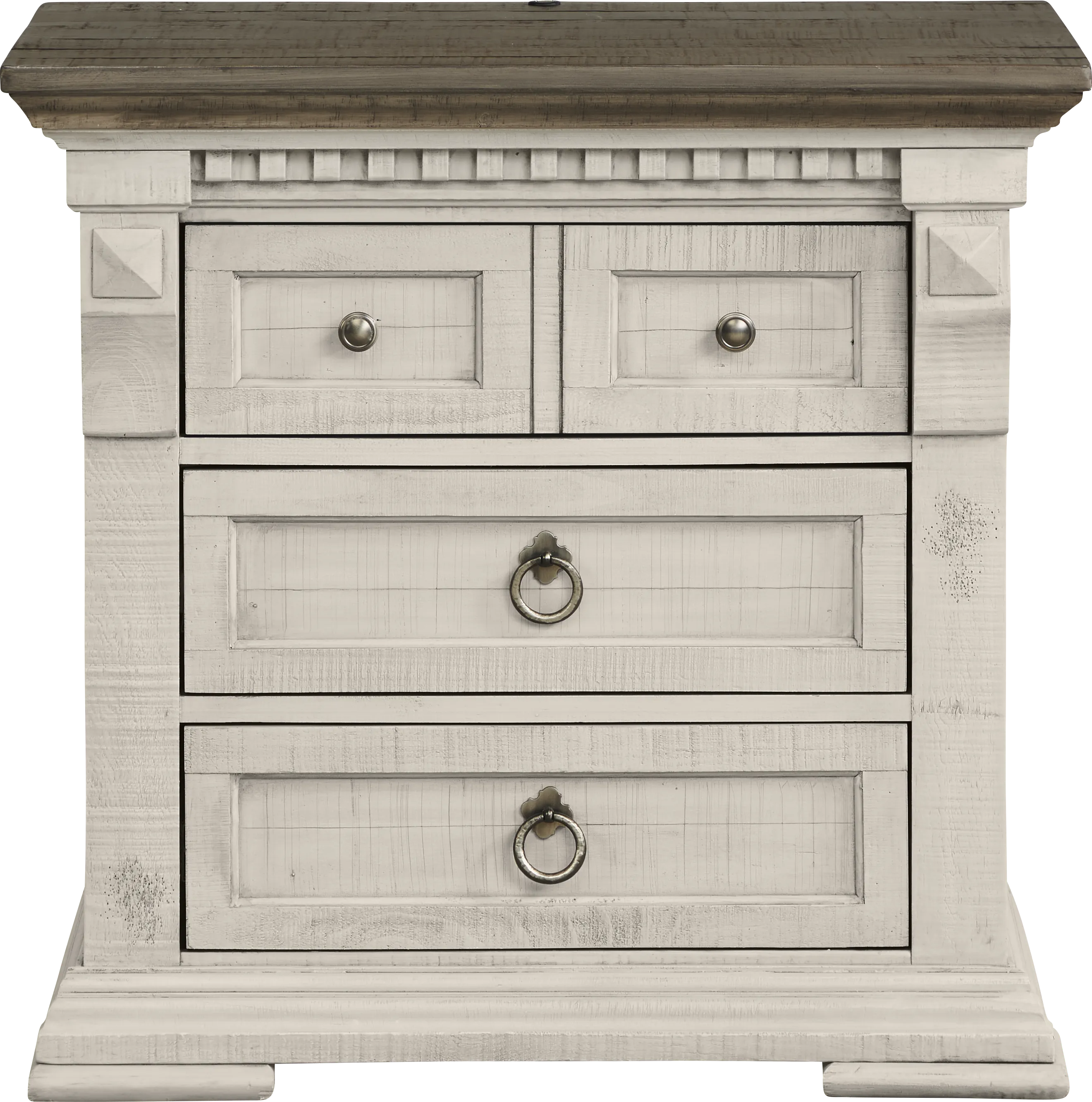 Crestwell Manor White 7 Pc Queen Upholstered Bedroom - Thumbnail - Image 11